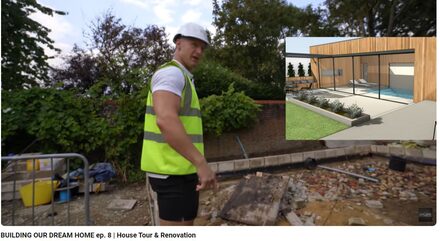 Building our dream home with minimal windows sliding glass doors to the main house and dedicated pool.